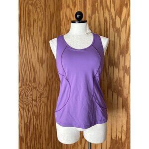 Athleta Racerback Tank Top Purple Energy Yoga‎ Activewear Stretch Workout Fit M